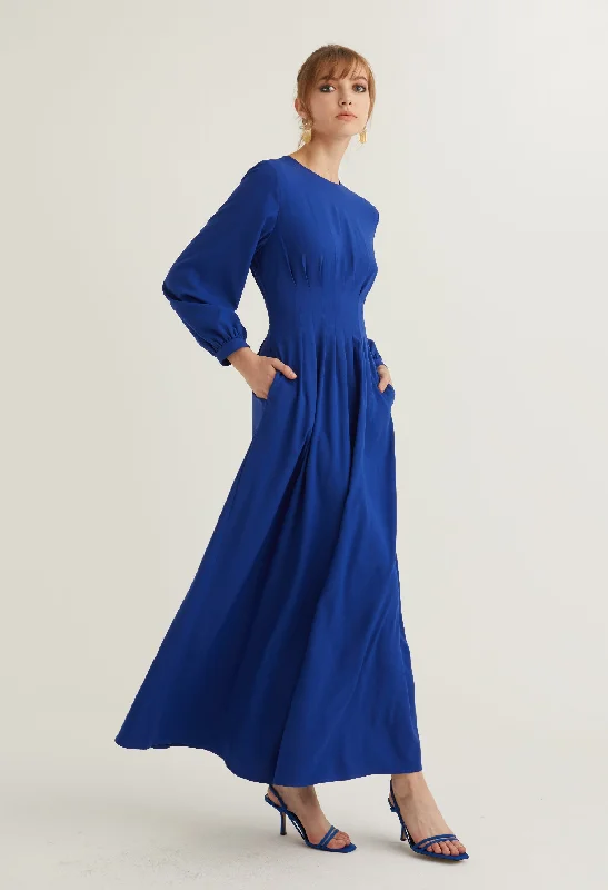 Bishop Sleeve Elegant Maxi Dress