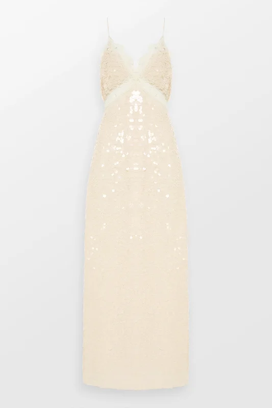 Olmine Sequin Maxi Dress