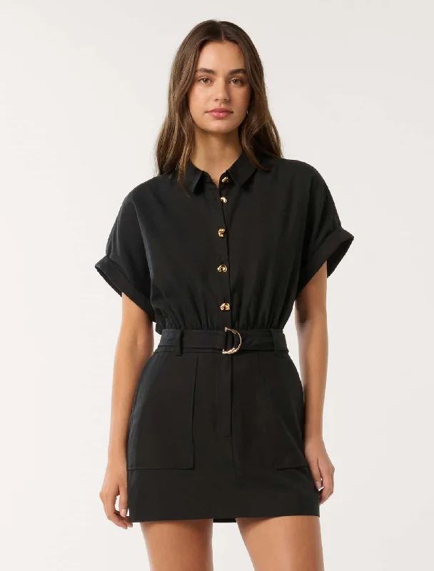 Bree Utility Mini Dress