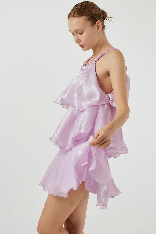 Ella Organza Tiered Dress