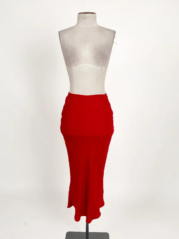 Band of Gypsies | Red Casual/Cocktail Skirt | Size 8