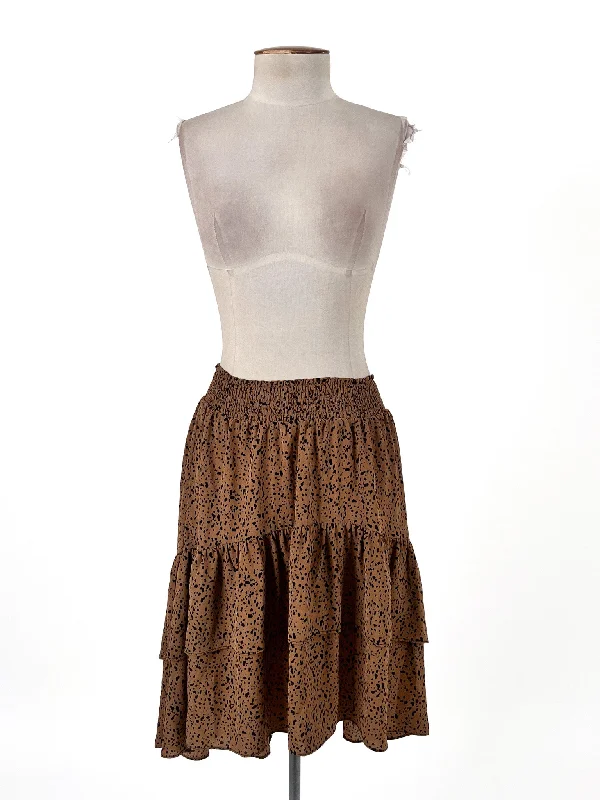 Gloss by Shine On | Brown Casual Skirt | Size 6