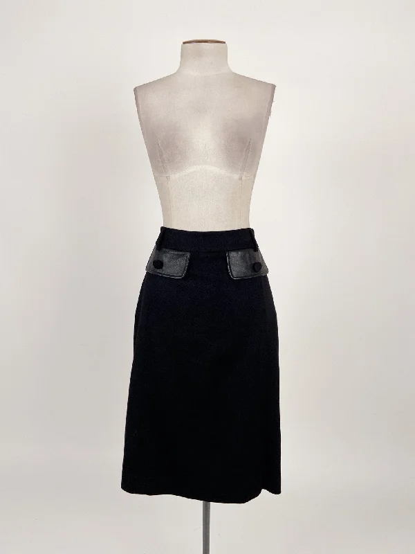 Kate Sylvester | Black Workwear Skirt | Size S