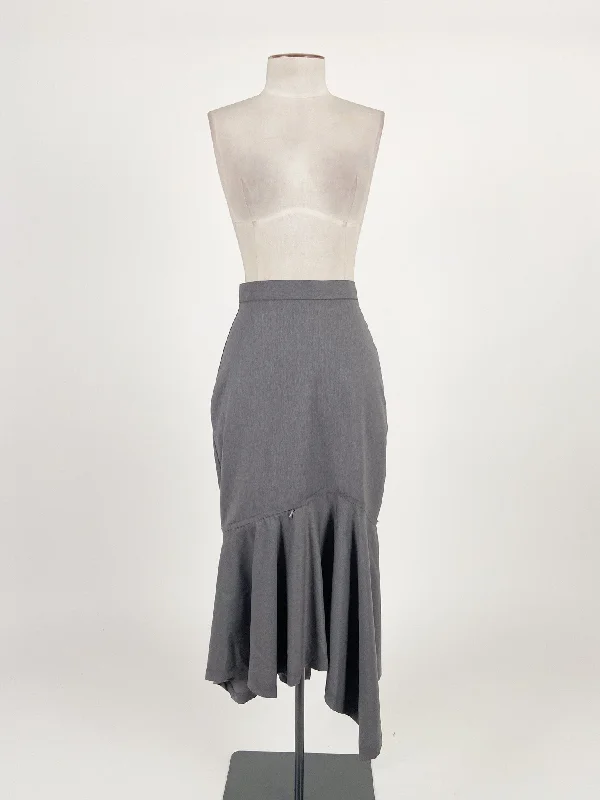 Taylor | Grey Workwear Skirt | Size XS